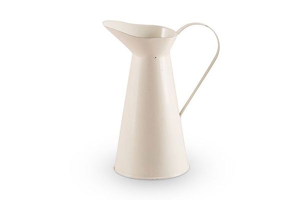 French Provencal Style Enamel Pitcher