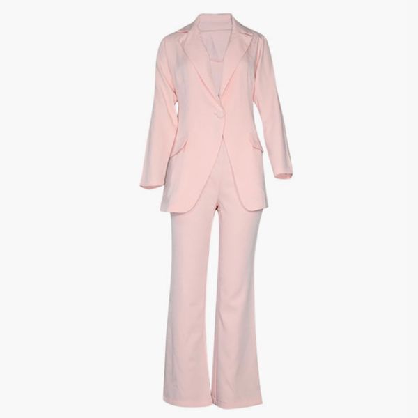 Pink Two Piece Suit