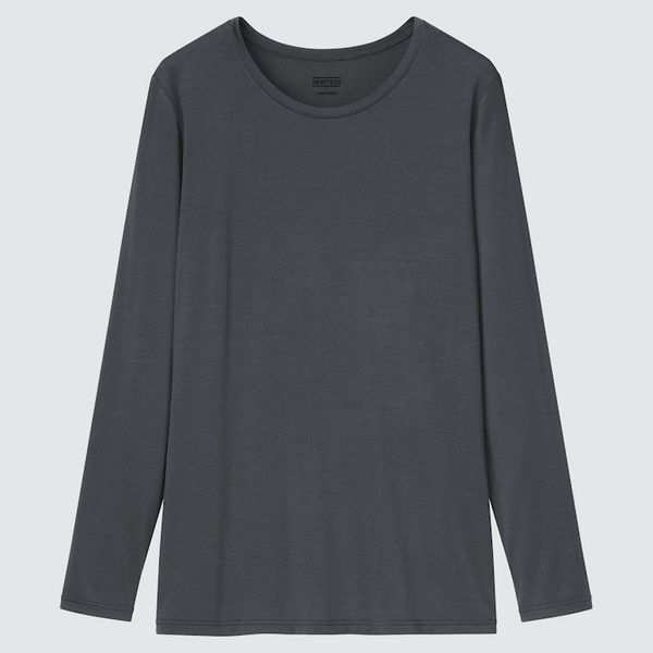 Uniqlo Heattech Crew Neck Long-Sleeve T-Shirt