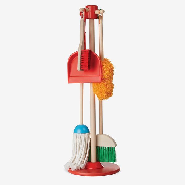 Melissa & Doug Let’s Play House Dust! Sweep! Mop! 6-Piece Pretend Play Set