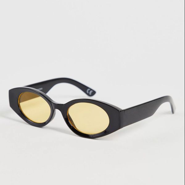 ASOS DESIGN Mid-Oval Sunglasses