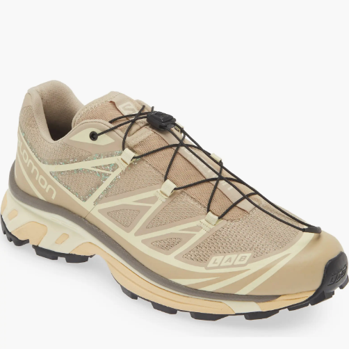 Salomon XT-6 Mindful Sneakers - White Pepper / Transparent Yellow / Falcon