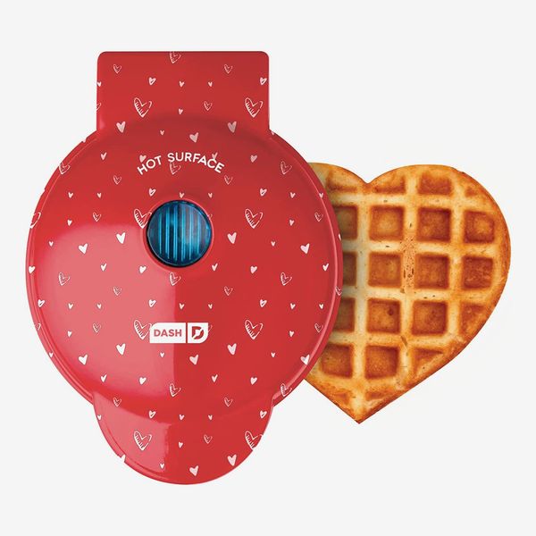 Dash Heart Mini Waffle Maker - Red Love Heart