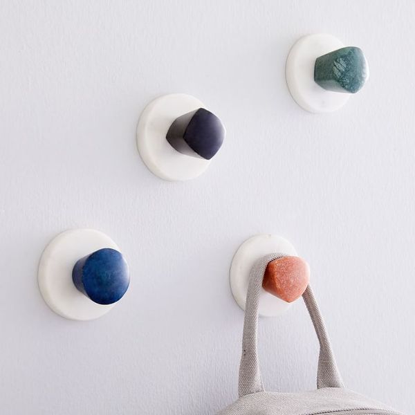 West Elm Marble Medley Wall Hooks (Set of 4)