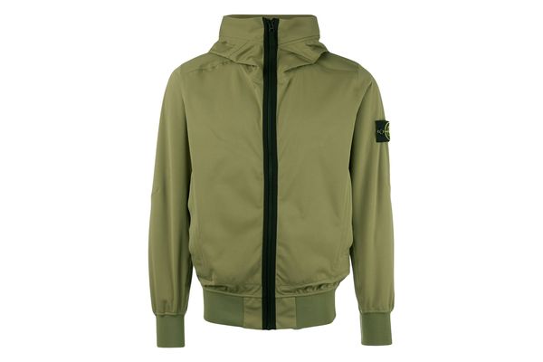 Stone Island zipped hooded jacket