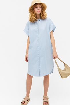 Oversized shirt dress