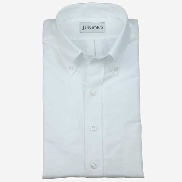 Junior’s White Oxford Cloth Button-Down