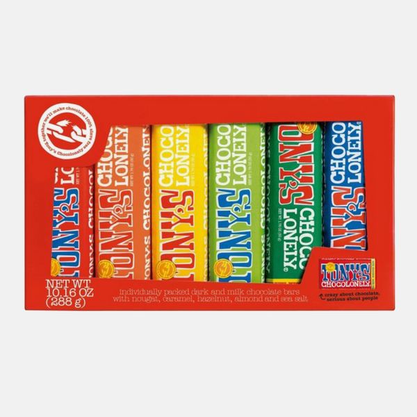 Tony’s Chocolonely Rainbow Tasting Chocolate Bar Pack