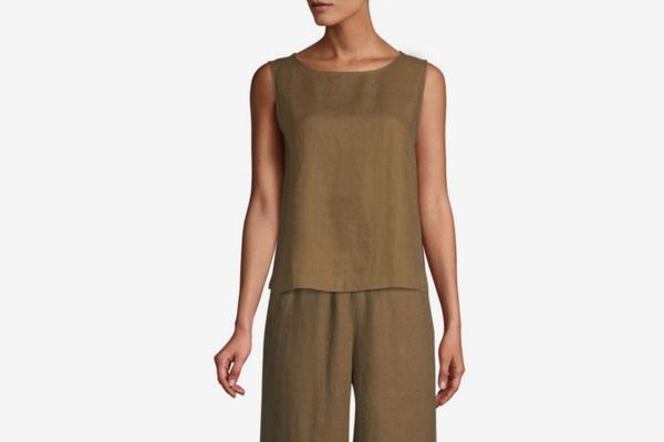 Eileen Fisher Organic Handkerchief Linen Top