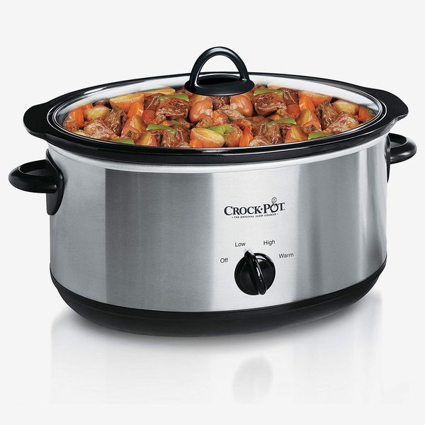 Crock-Pot 7-Quart Oval Manual Slow Cooker (SCV700-S-BR)