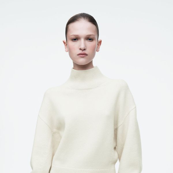 COS Funnel Neck Wool Sweater