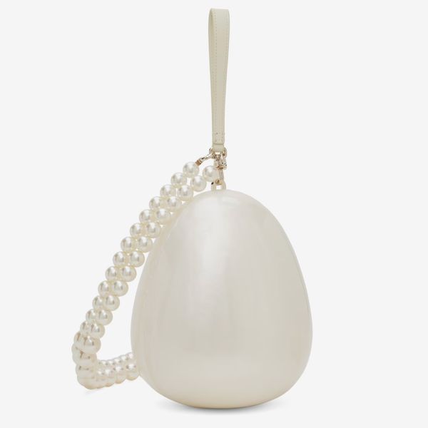 Simone Rocha Off-White Large Egg Bag