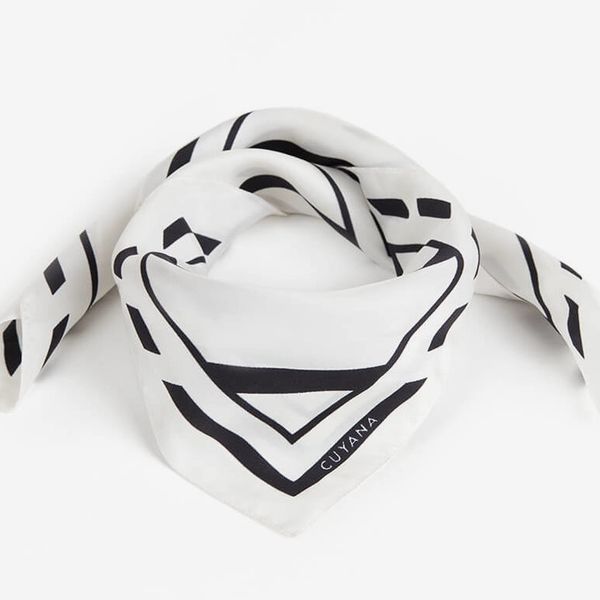 Cuyana Silk Striped Scarf