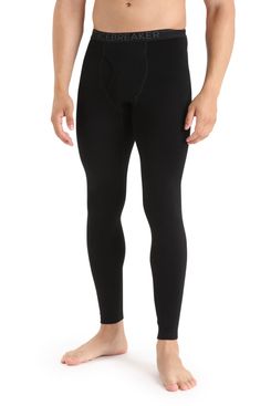 Icebreaker Men’s Merino 260 Tech Thermal Leggings With Fly