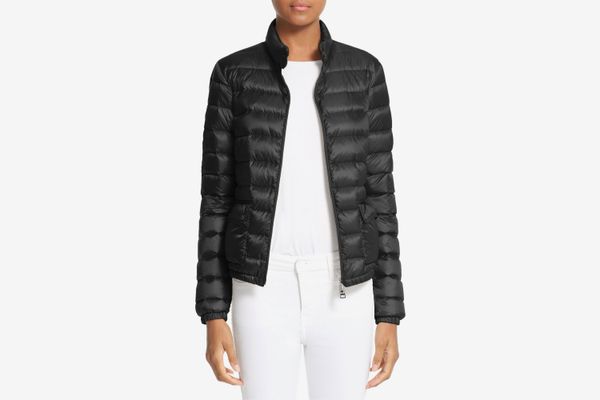 Moncler Lans Water Resistant Short Down Jacket