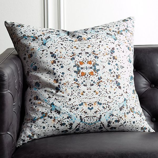 CB2 Splatter Pillow