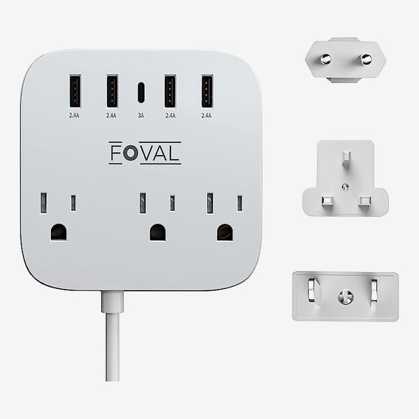 FOVAL European Travel Plug Adapter