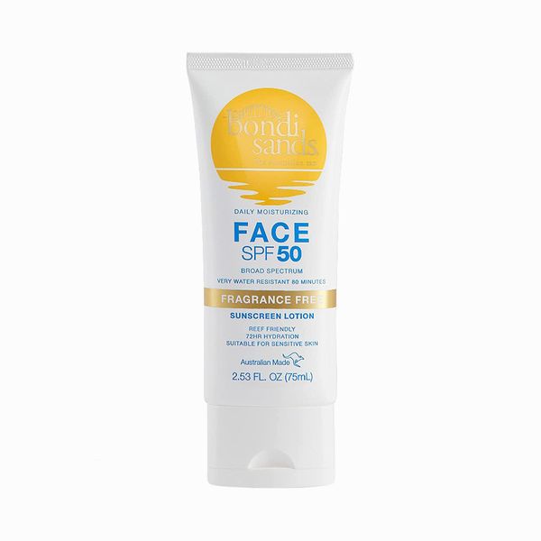 Bondi Sands Fragrance-Free Daily Sunscreen Face Lotion SPF 50