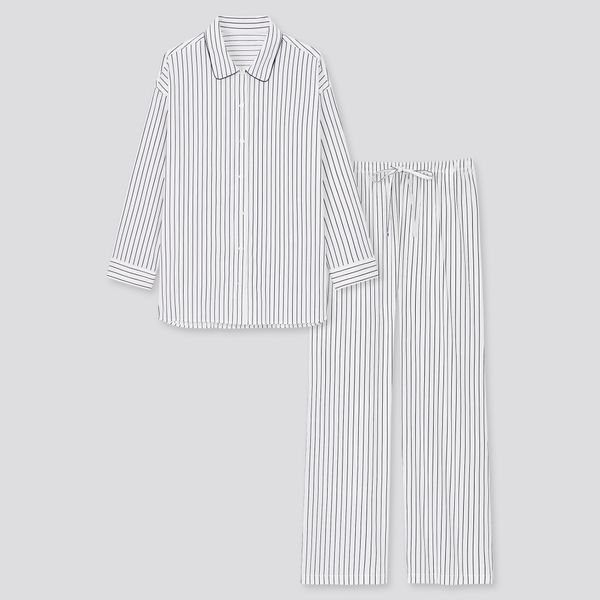 Uniqlo Women Soft Stretch Long Sleeved Pyjamas