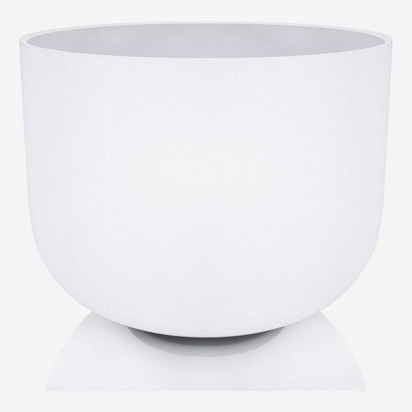 White Frosted Quartz Crystal Singing Bowl