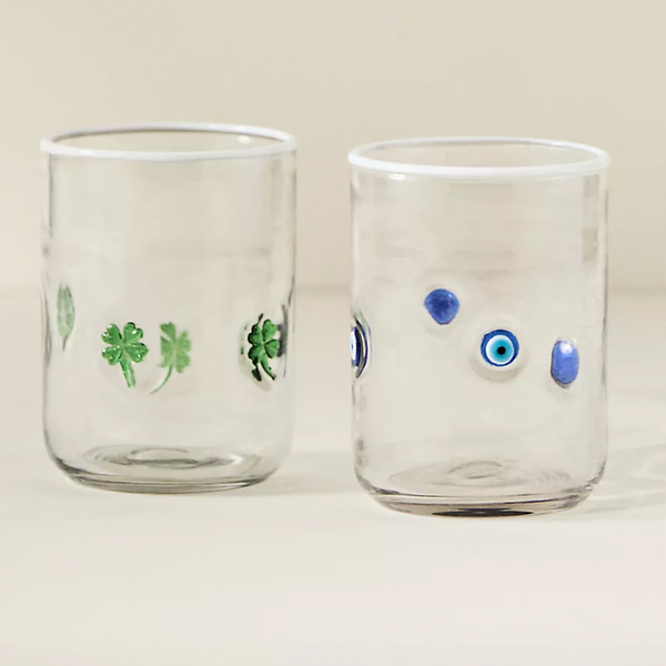 Anthropologie Icon Juice Glasses