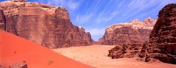 Zelt-Lodges in Wadi Rum