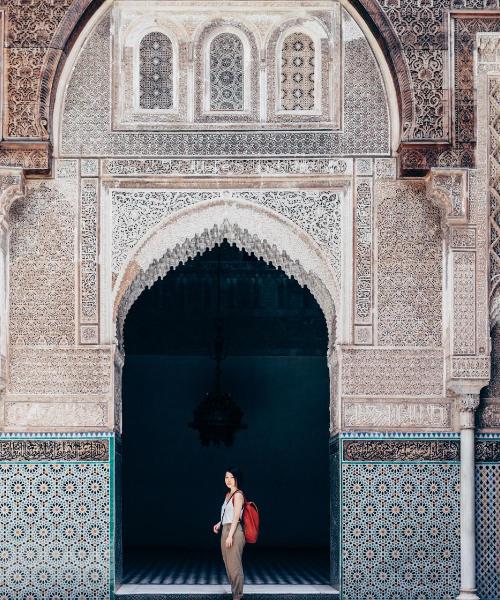 Una bellissima vista di Marrakech