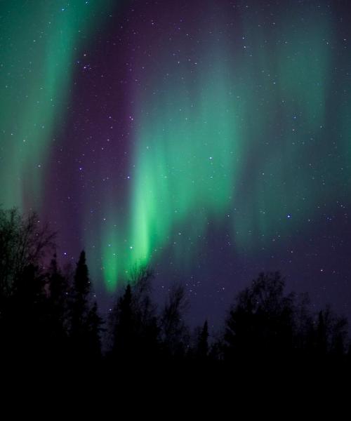 Una bellissima vista di Yellowknife