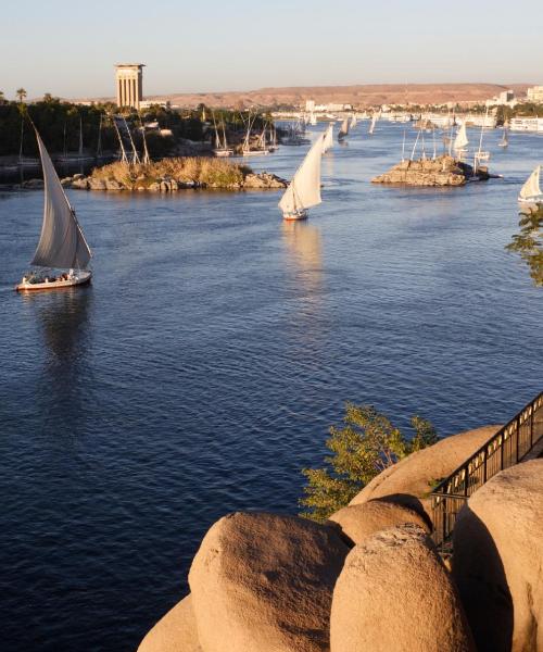 A beautiful view of Aswan.