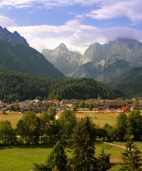 Ein schöner Blick auf Kranjska Gora