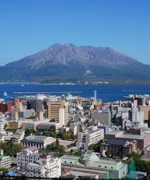 Een mooi uitzicht op Kagoshima