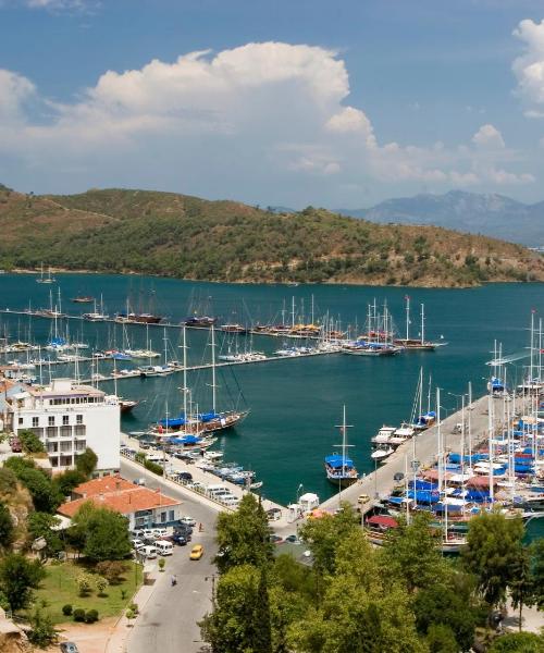 Uma bela vista de Fethiye – uma cidade popular entre os nossos utilizadores