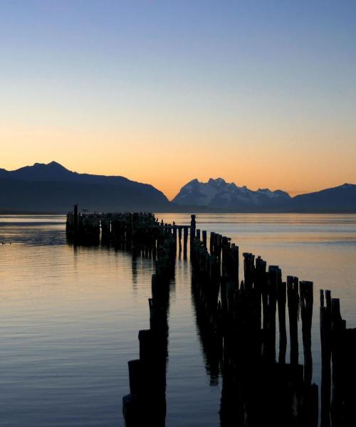 Pemandangan indah Puerto Natales