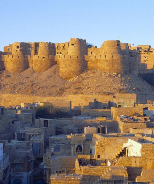 Ein schöner Blick auf Jaisalmer