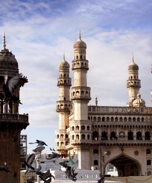 Una bonita panorámica de Hyderabad