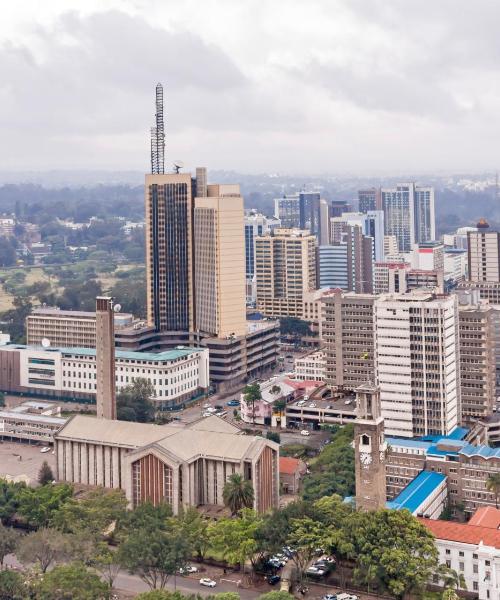 A beautiful view of Nairobi.