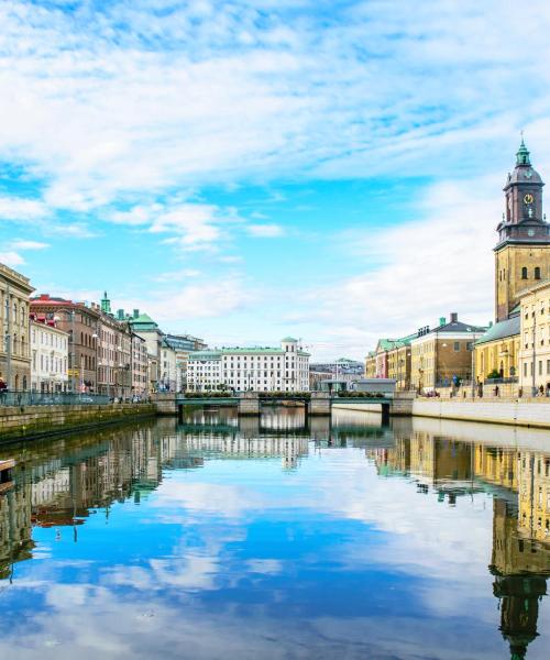 A beautiful view of Gothenburg – city popular among our users.