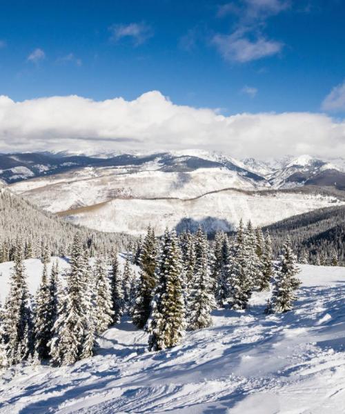 Kaunis näkymä kaupunkiin Vail