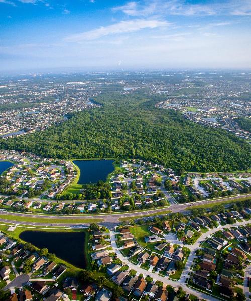 Piękny widok na miasto Kissimmee