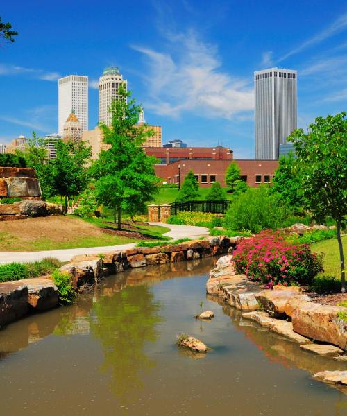 Una bonita panorámica de Tulsa