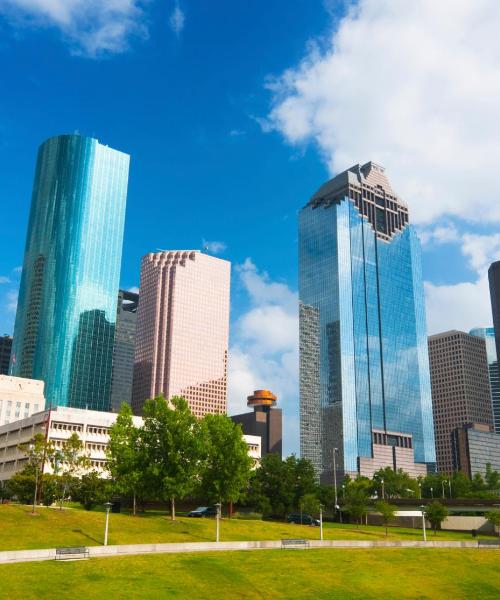 Una bonita panorámica de Houston