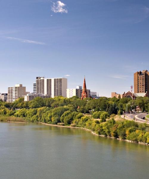 Una bella vista de Saskatoon – ciudad popular entre nuestros usuarios