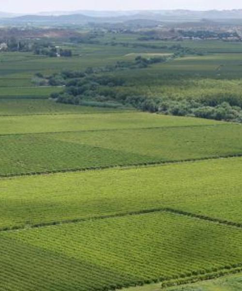 Kaunis näkymä kaupunkiin Upington