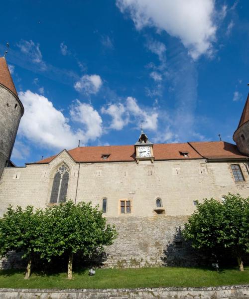 Una bella vista de Yverdon-les-Bains – ciudad popular entre nuestros usuarios