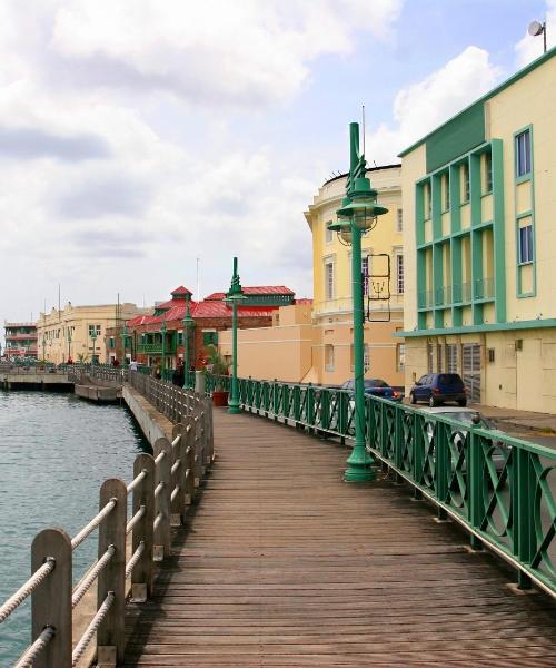 A beautiful view of Bridgetown.