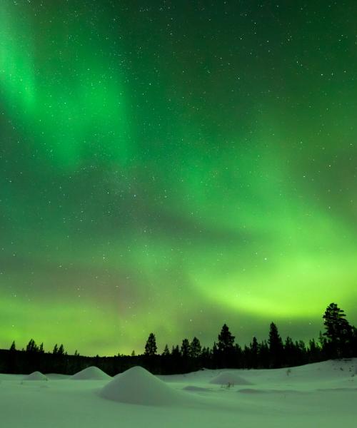 Una panoràmica bonica de Ivalo, una ciutat popular entre els nostres usuaris