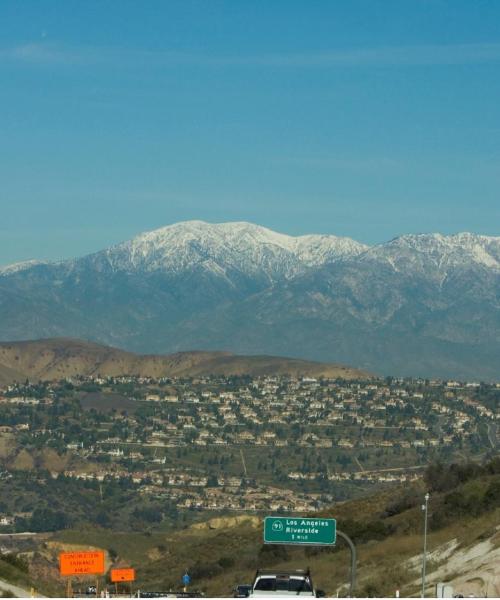 Čudovit pogled na mesto San Bernardino