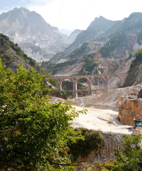 Paisaje espectacular de Carrara