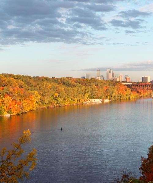 Čudovit pogled na mesto Brooklyn Center