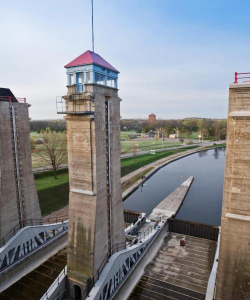 Krásny pohľad na mesto Peterborough